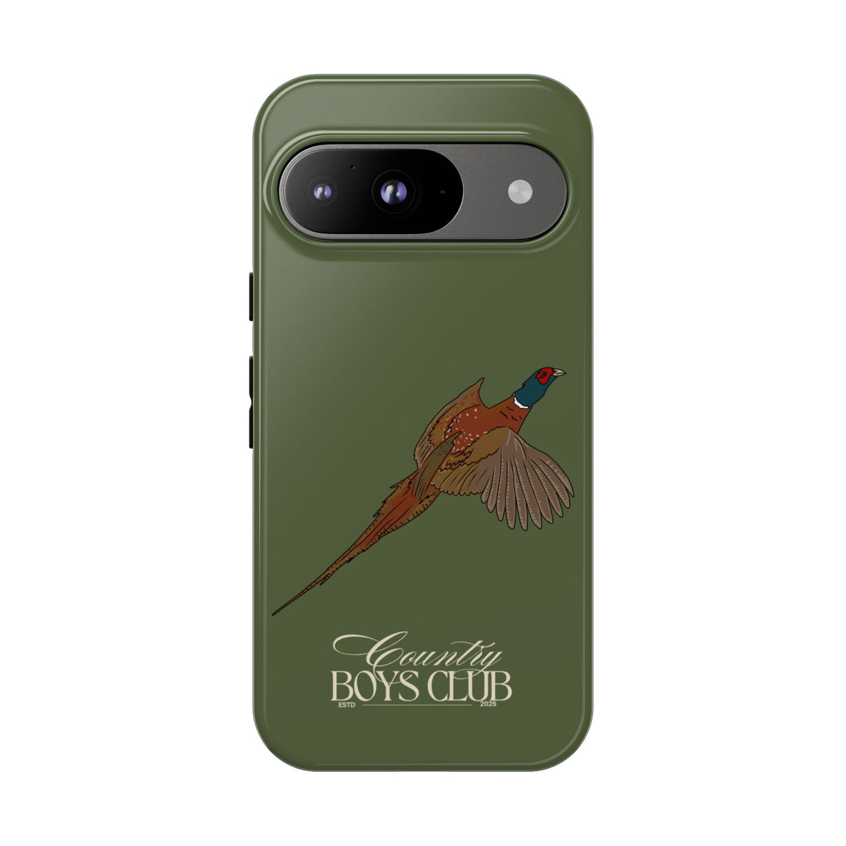 Green Country Boys Club Pheasant Case  | CGC x Country Cases