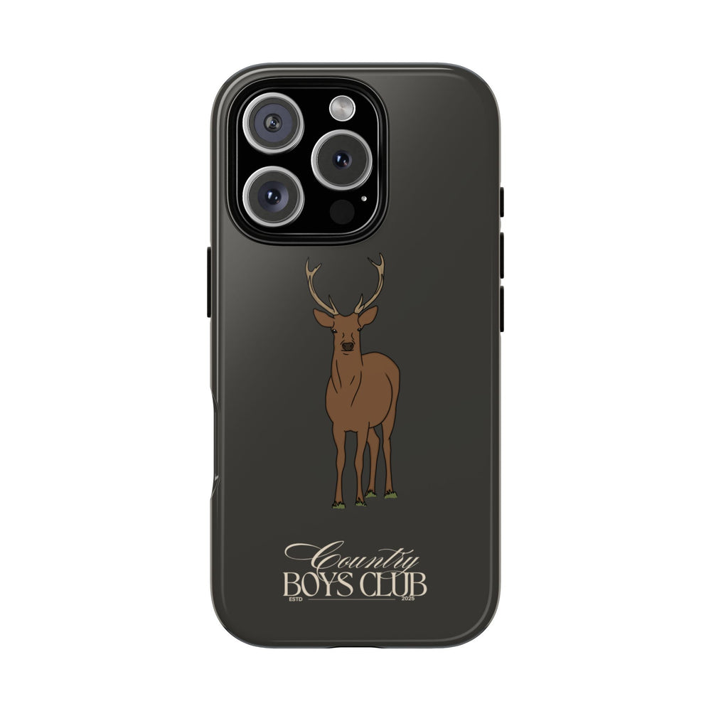 Charcoal 'Country Boys Club Stag' Case  | CGC x Country Cases