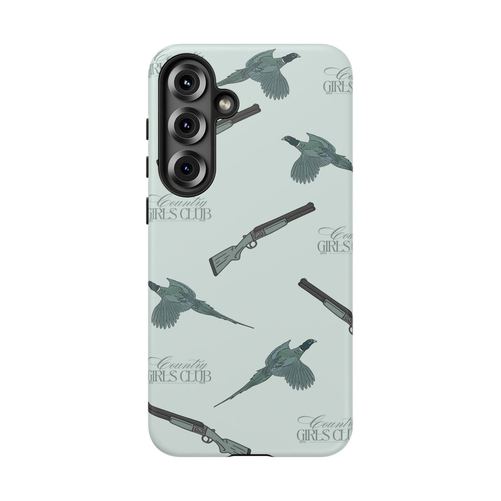 Blue 'Girls Pheasants & Shotguns' Case  | CGC x Country Cases