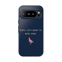 Navy & Pink 'Girls Just Want To Have Guns' Case (Partridge)