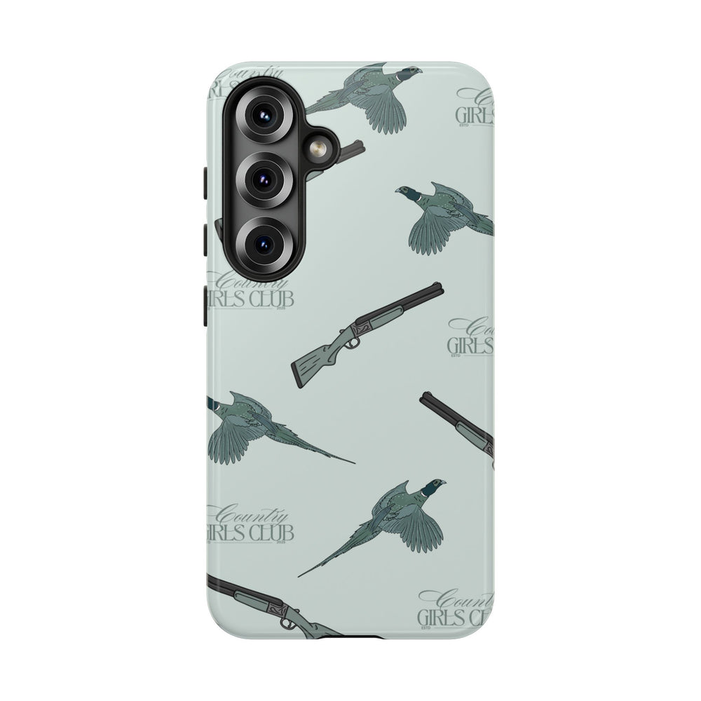 Blue 'Girls Pheasants & Shotguns' Case  | CGC x Country Cases