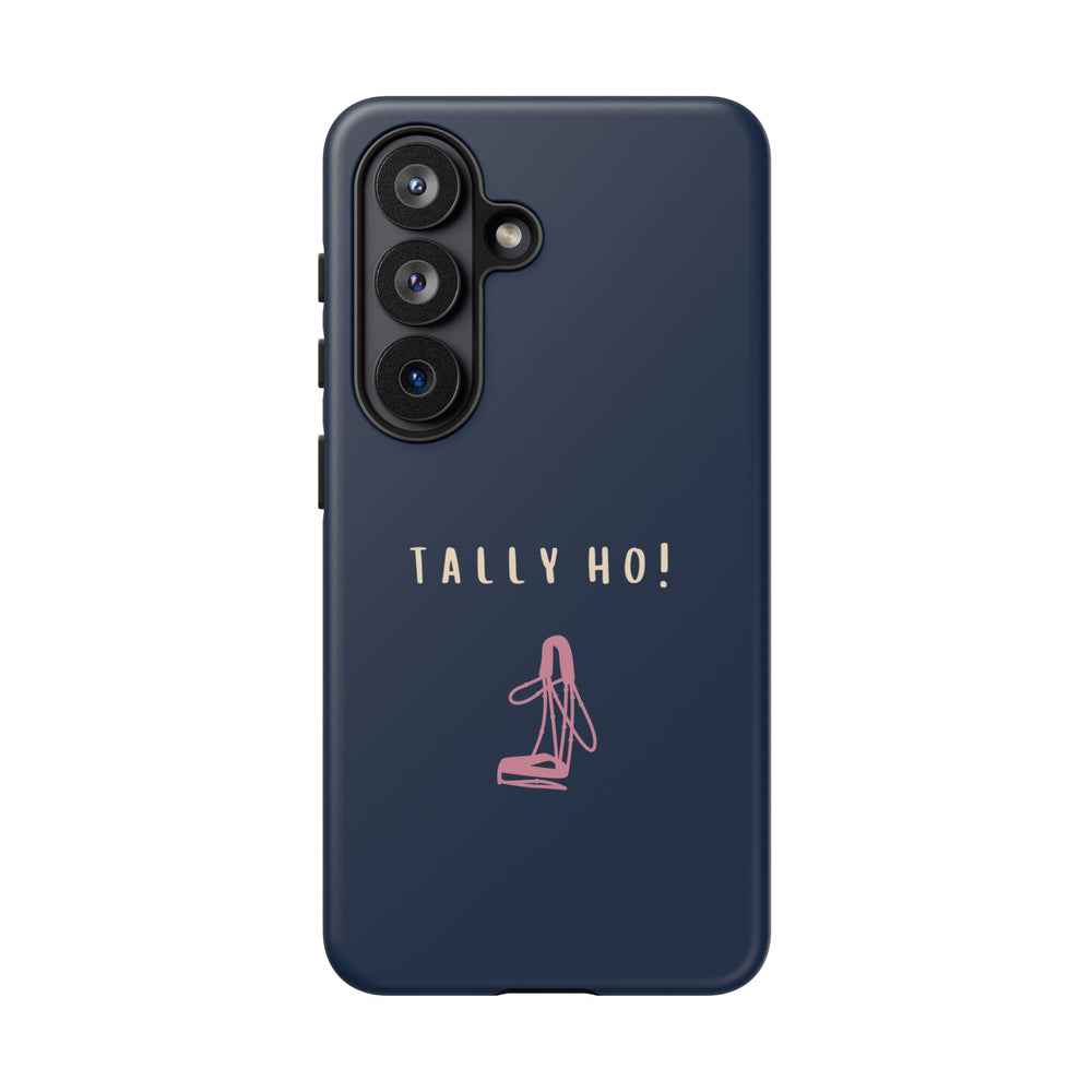 Navy & Pink 'Tally Ho!' (Bridle)