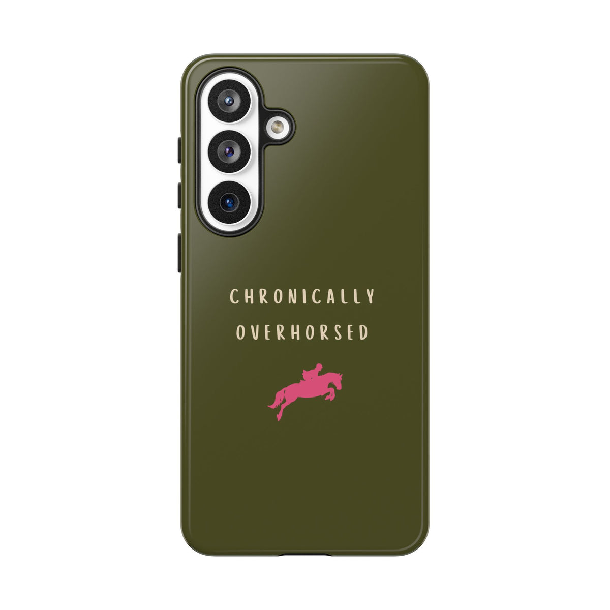 Green & Pink Chronically Overhorsed Case