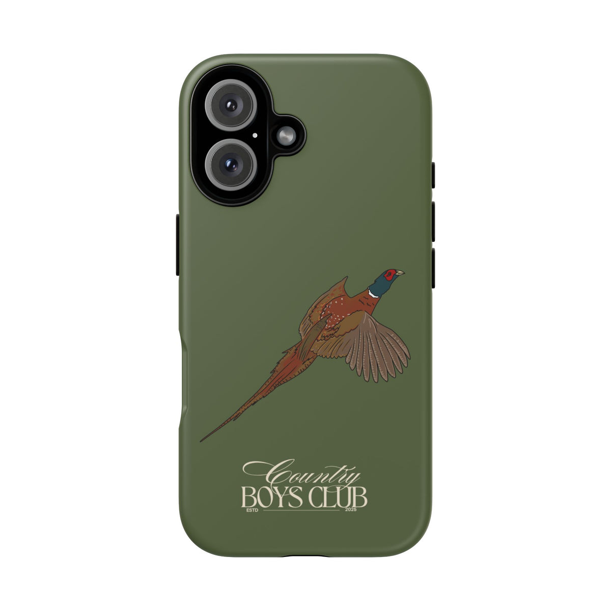 Green Country Boys Club Pheasant Case  | CGC x Country Cases