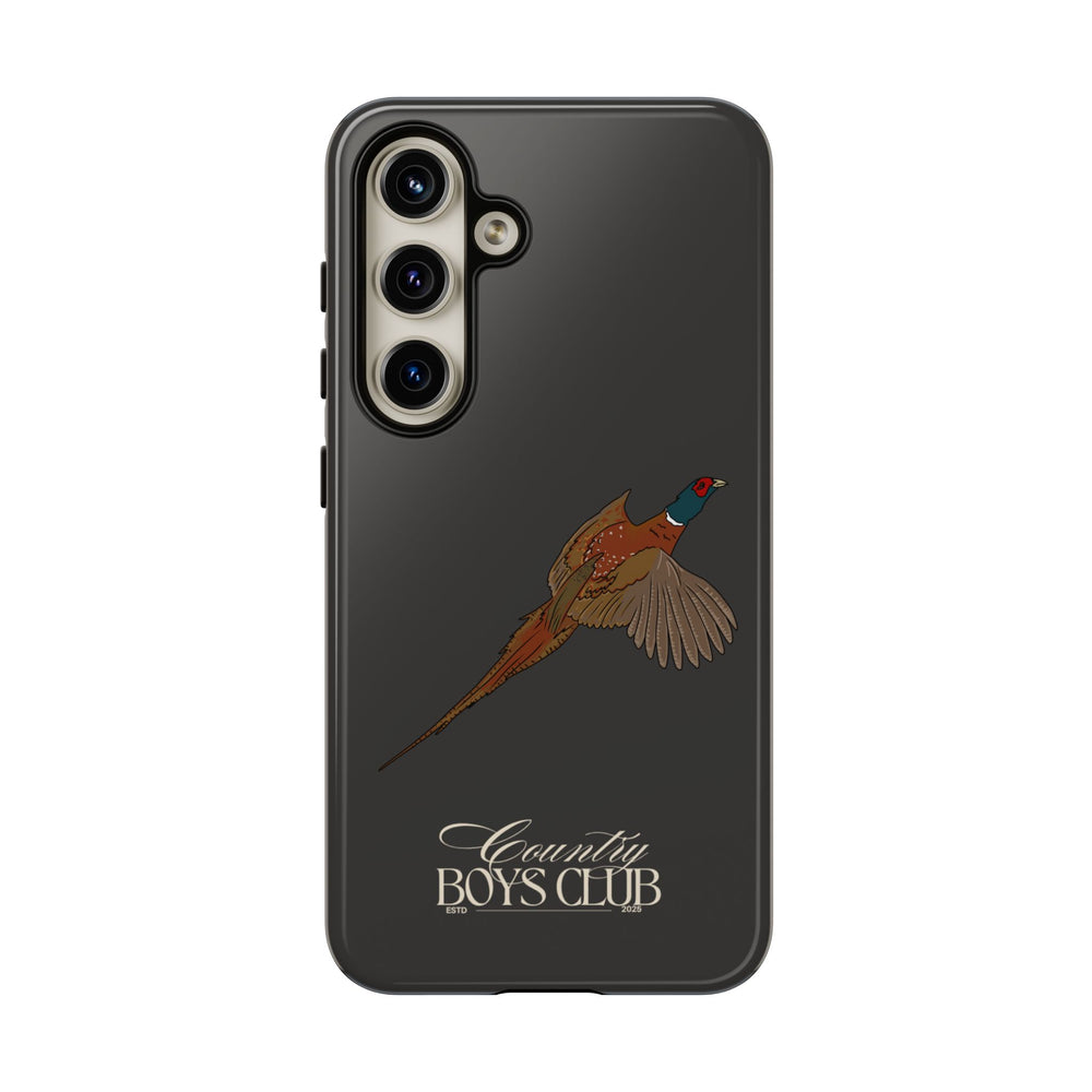 Charcoal 'Country Boys Club Pheasant' Case  | CGC x Country Cases