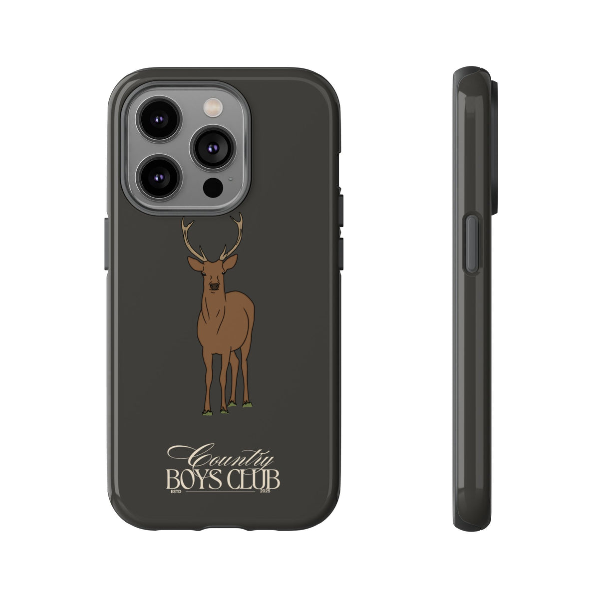 Charcoal 'Country Boys Club Stag' Case  | CGC x Country Cases
