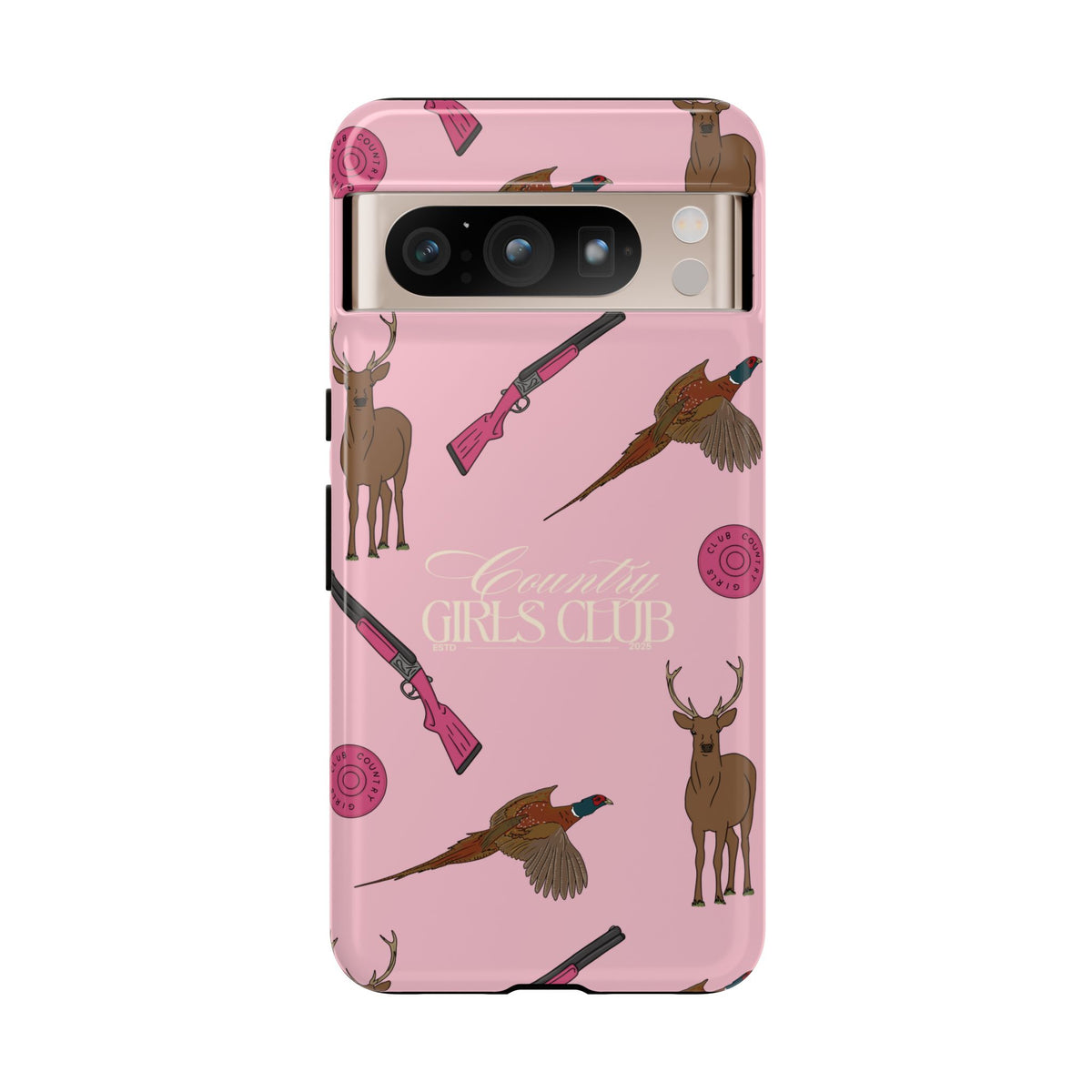 Pale Pink Girls Love Guns Case  | CGC x Country Cases