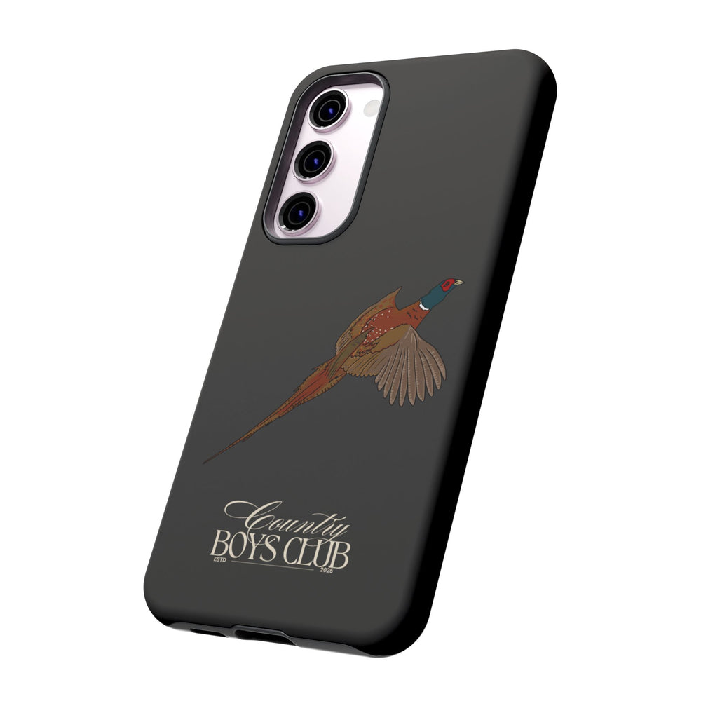 Charcoal 'Country Boys Club Pheasant' Case  | CGC x Country Cases