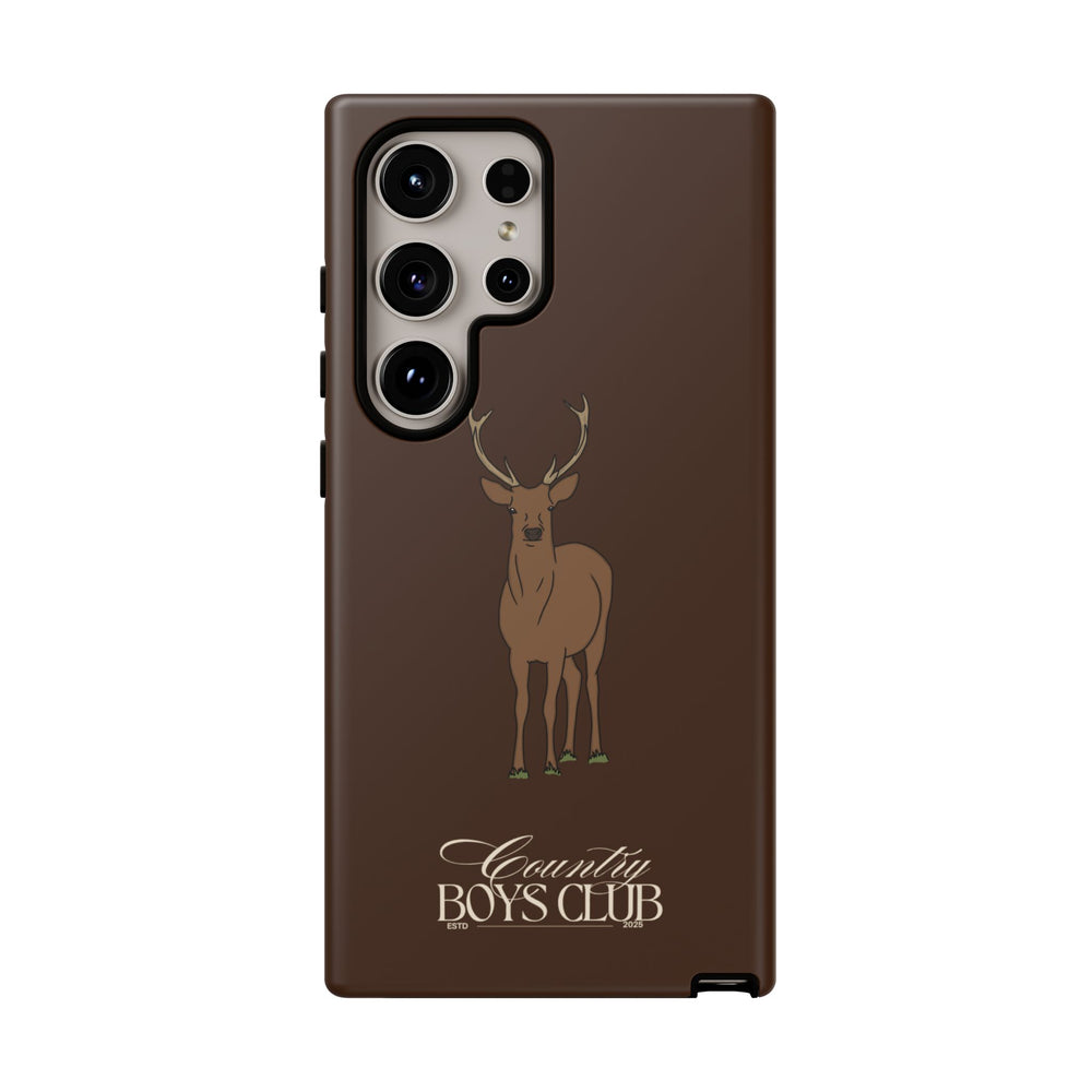 Chestnut Brown 'Country Boys Club Deer' Case  | CBC x Country Cases