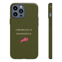 Green & Pink Chronically Overhorsed Case