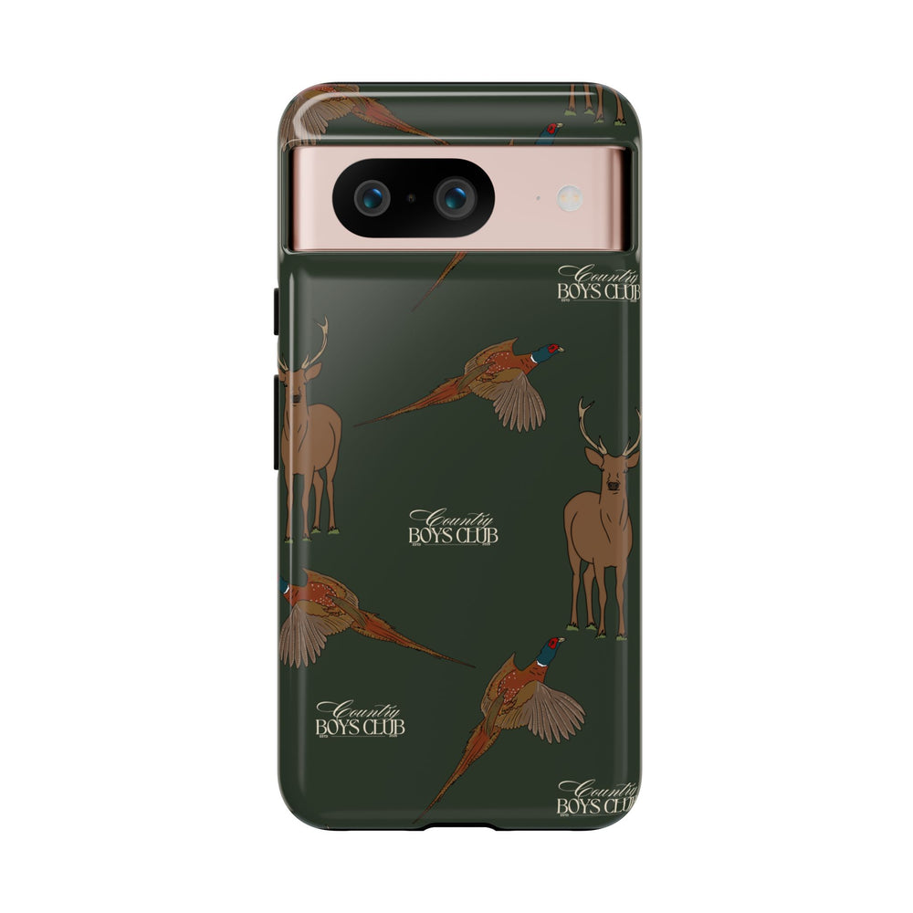 Field Green 'Boys Stags & Pheasants' Case  | CBC x Country Cases