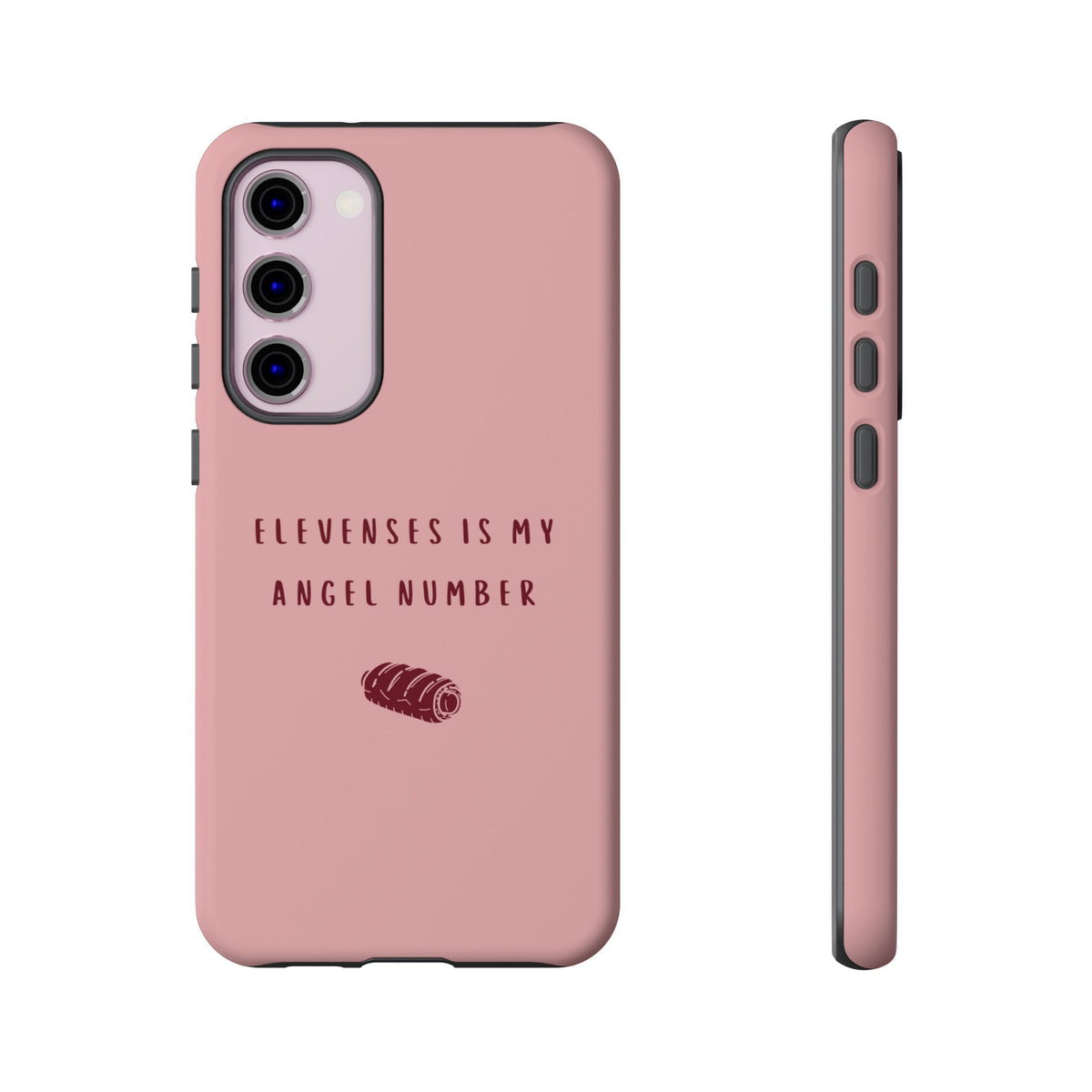Pink & Burgundy 'Elevenses Is My Angel Number' Case