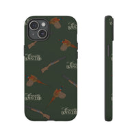 Field Green 'Boys Pheasants & Shotguns' Case  | CBC x Country Cases