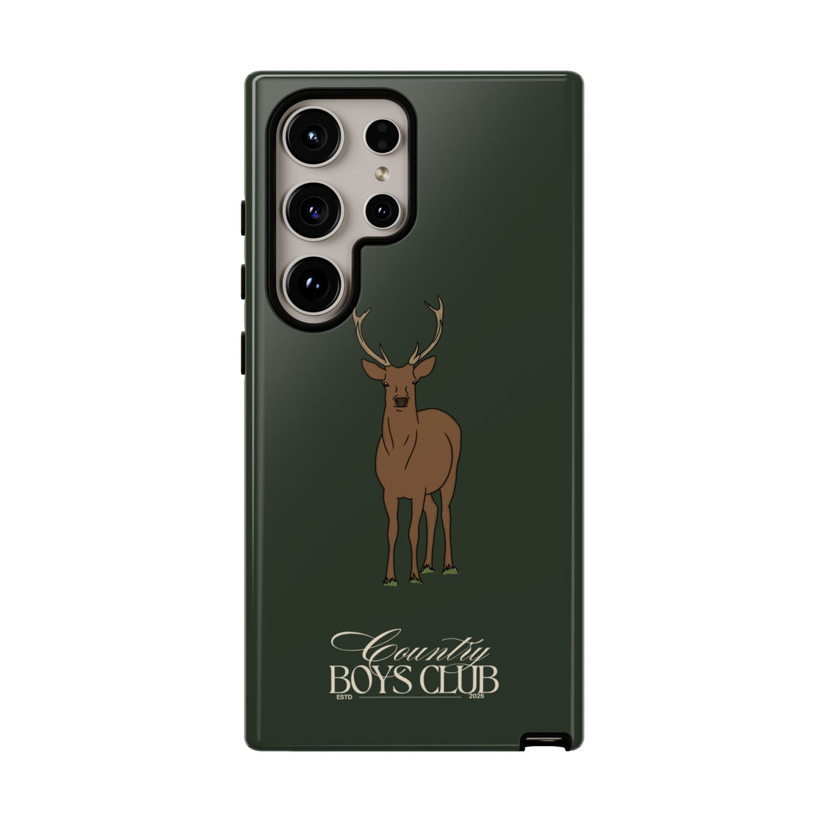 Field Green 'Country Boys Club Stag' Case  | CGC x Country Cases