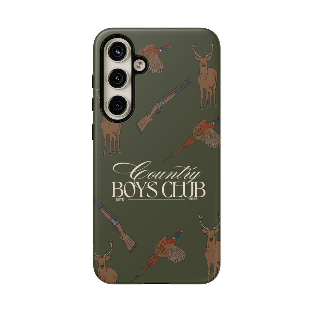 Forest Green Boys Love Guns Case  | CGC x Country Cases
