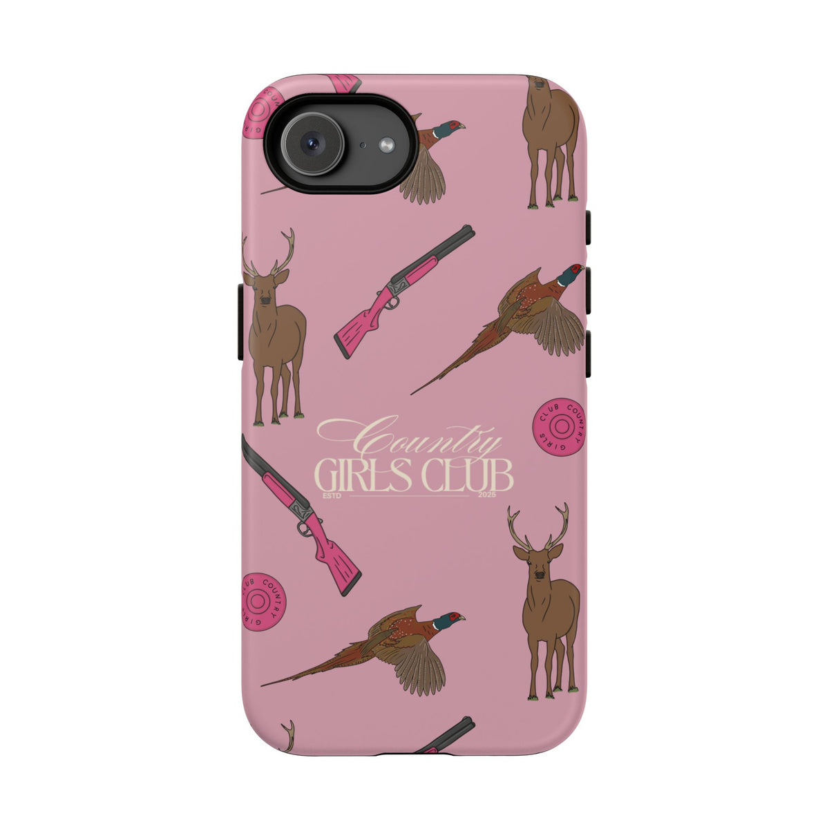Dusty Pink Girls Love Guns Case  | CGC x Country Cases