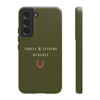 Green & Pink Single & Seeking Acreage Case