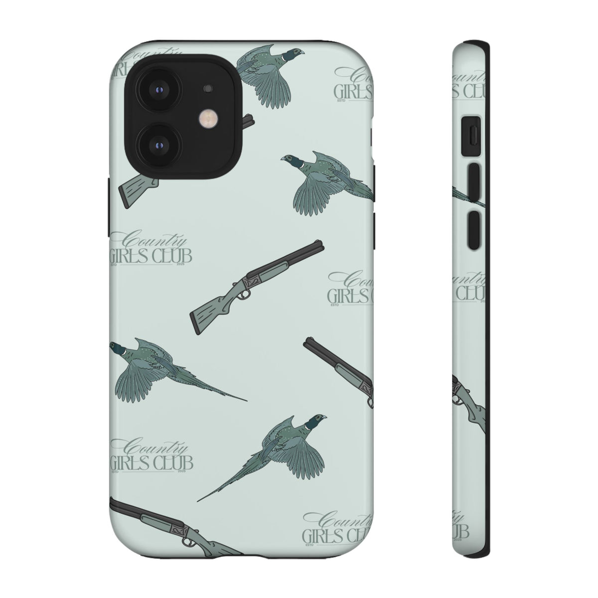 Blue 'Girls Pheasants & Shotguns' Case  | CGC x Country Cases