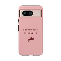 Pink & Burgundy "Chronically Overhorsed" Case