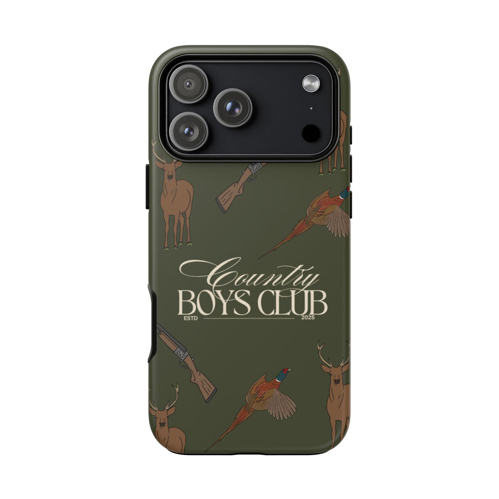 Forest Green Boys Love Guns Case  | CGC x Country Cases