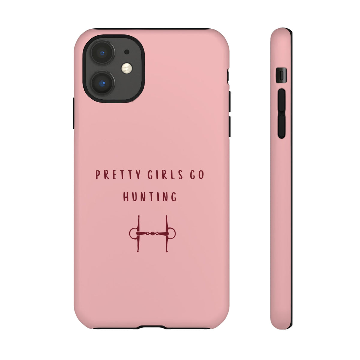 Pink & Burgundy 'Pretty Girls Go Hunting' (Snaffle)