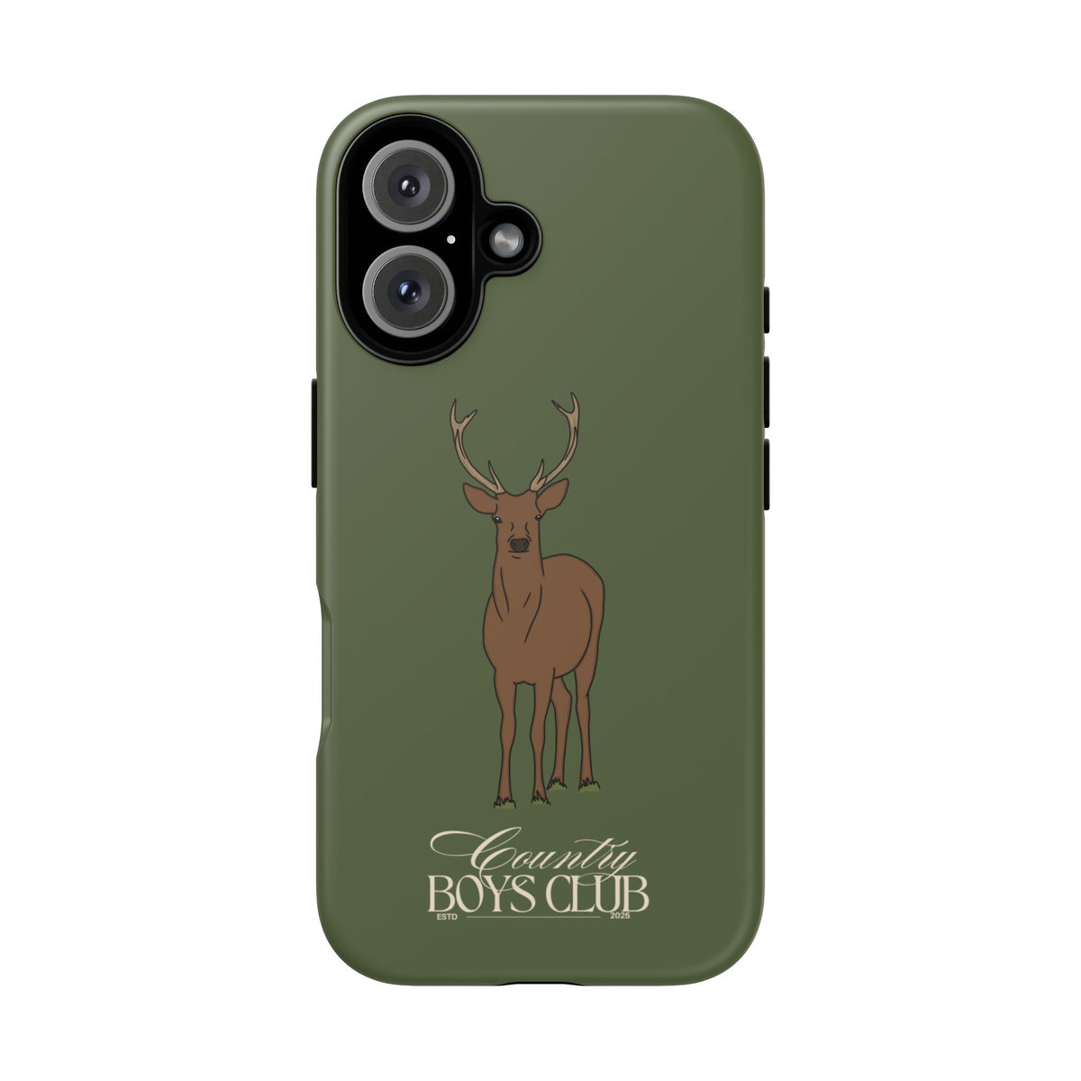 Green Country Boys Club Deer Stalking Case  | CGC x Country Cases