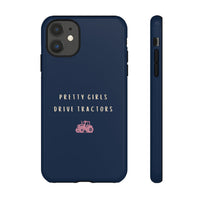 Navy & Pink 'Pretty Girls Drive Tractors' Case