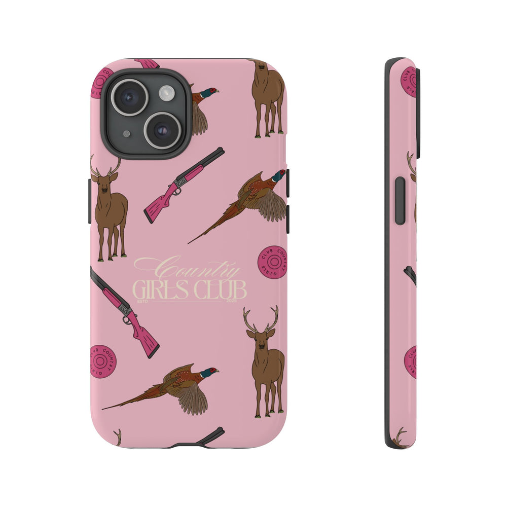 Pale Pink Girls Love Guns Case  | CGC x Country Cases