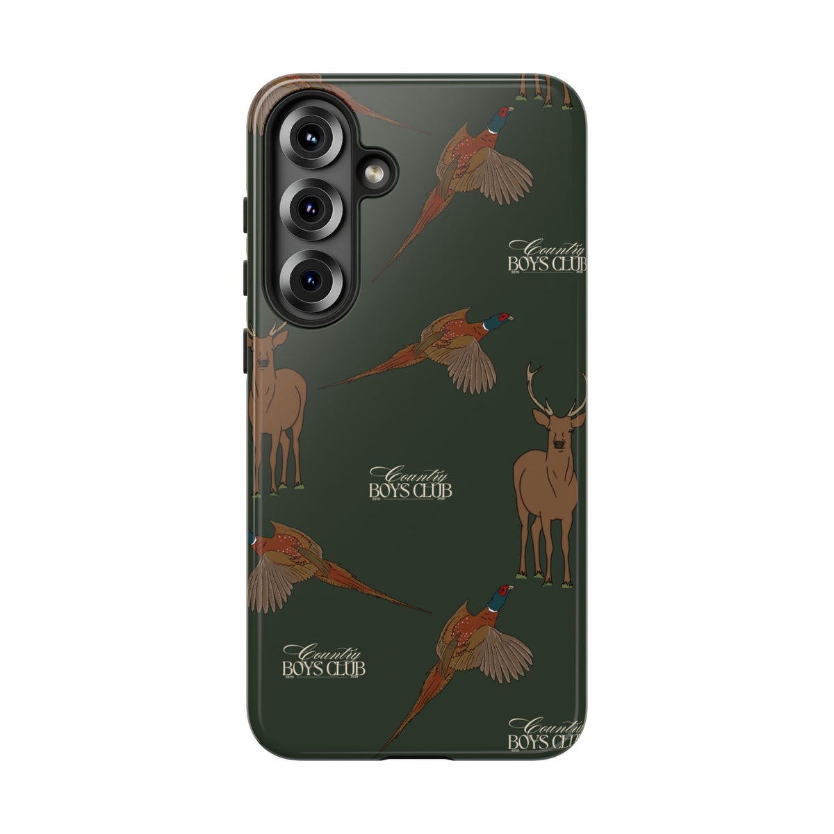 Field Green 'Boys Stags & Pheasants' Case  | CBC x Country Cases