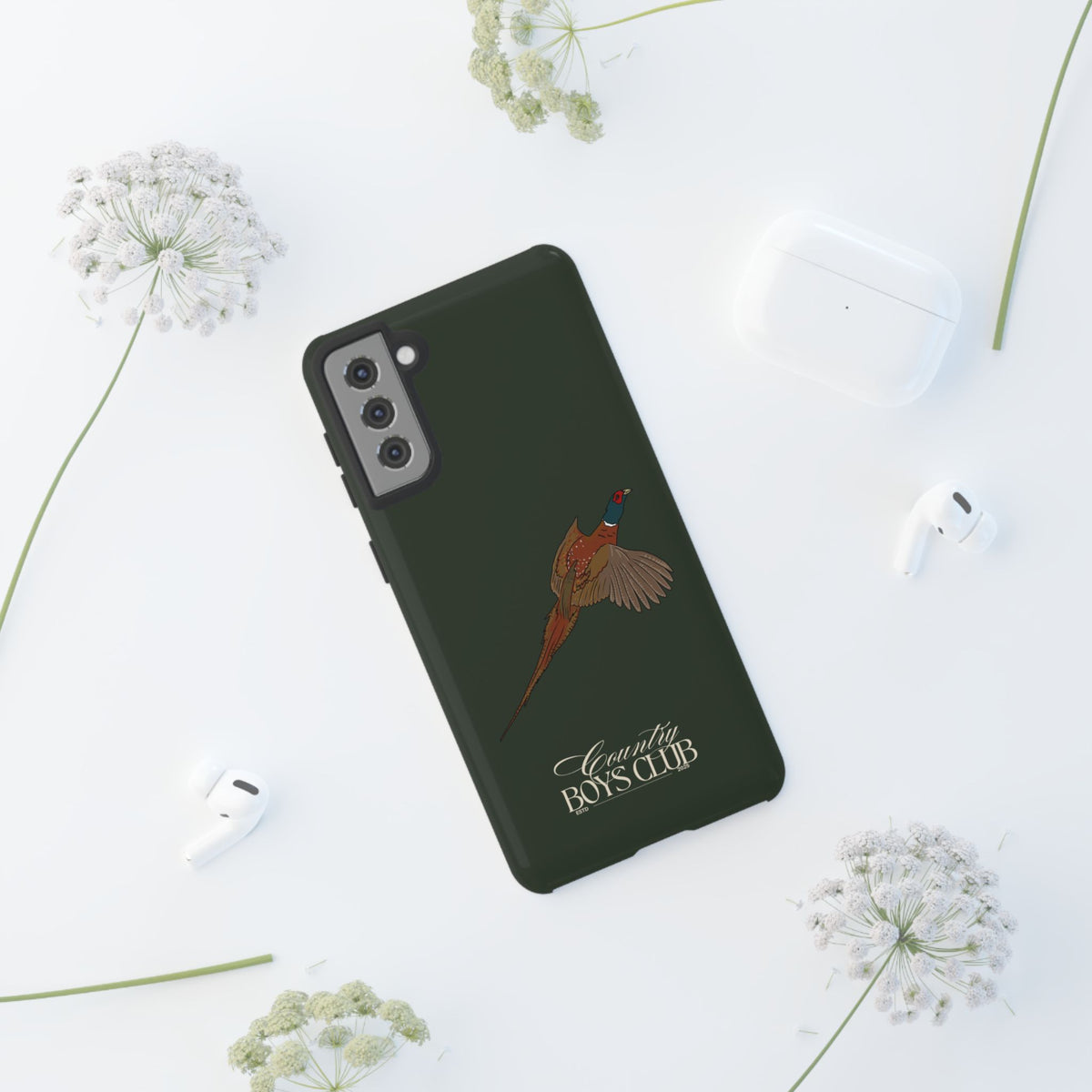 Field Green' Country Boys Club Pheasant' Case  | CGC x Country Cases