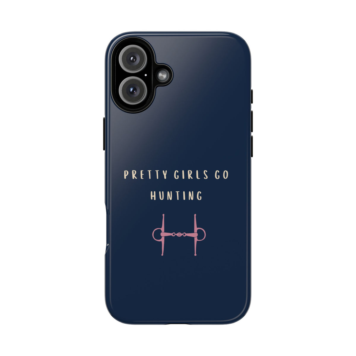 Navy & Pink 'Pretty Girls Go Hunting' (Snaffle)