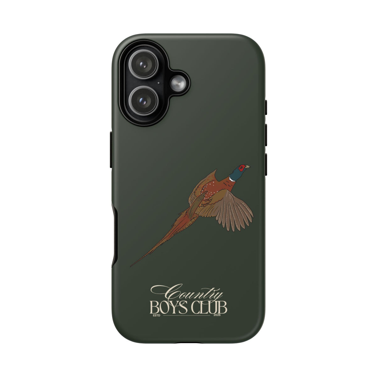 Field Green' Country Boys Club Pheasant' Case  | CGC x Country Cases