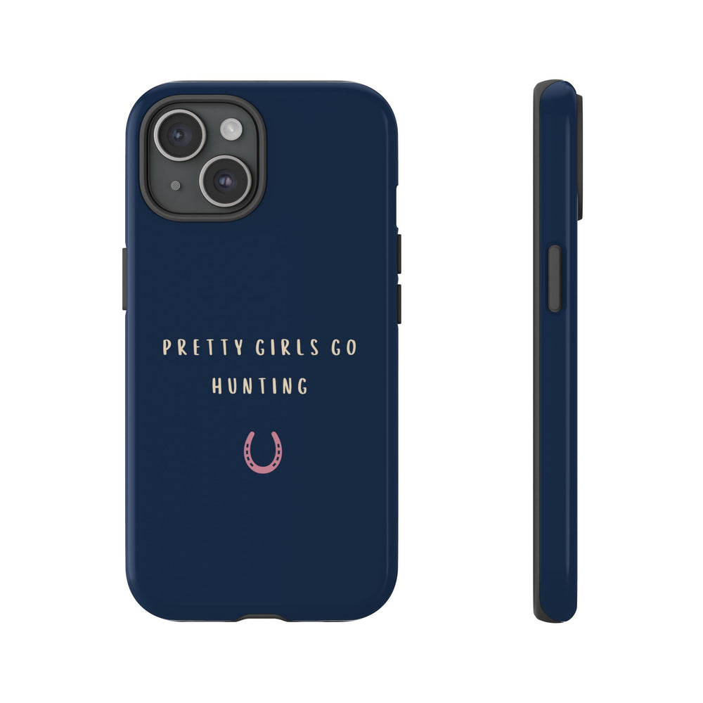 Copy of Navy & Pink 'Pretty Girls Go Hunting' (Horse Shoe)