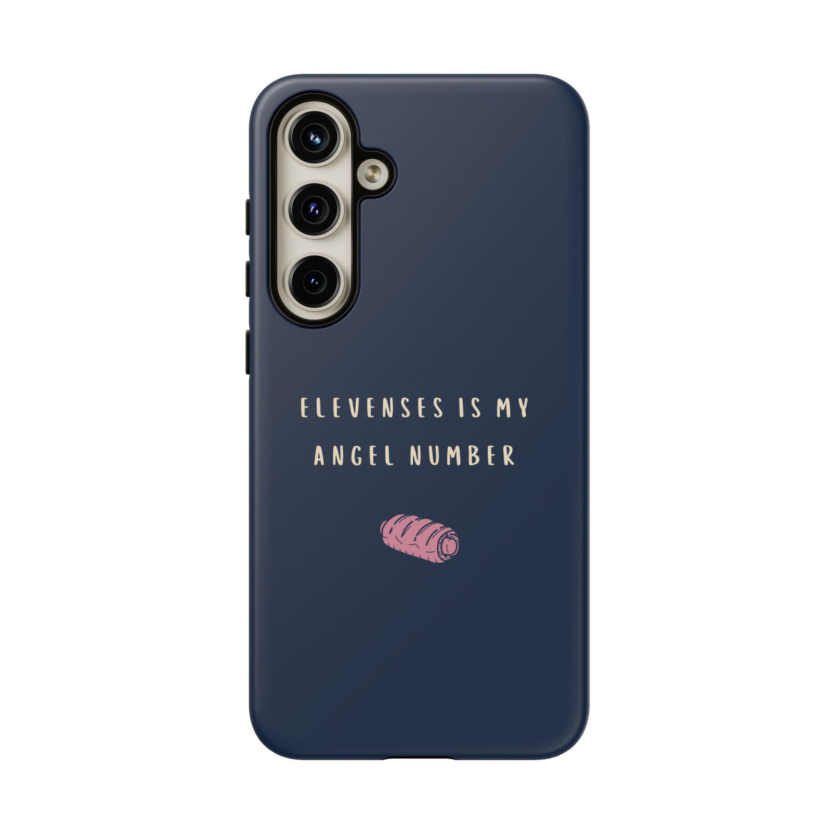 Navy & Pink 'Elevenses Is My Angel Number' Case