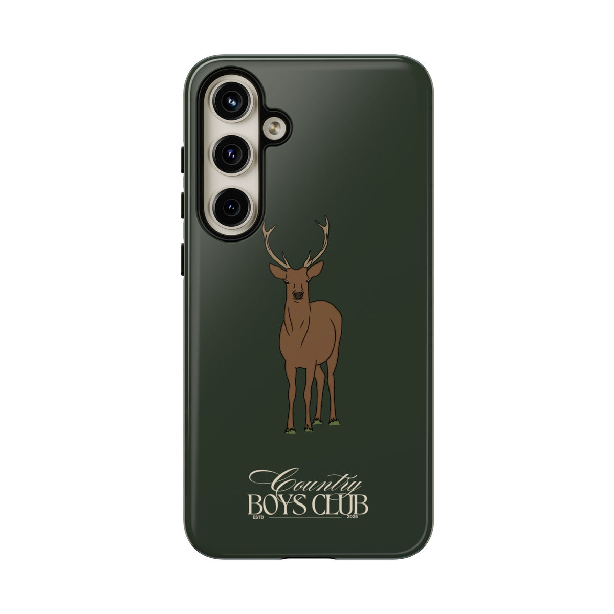 Field Green 'Country Boys Club Stag' Case  | CGC x Country Cases