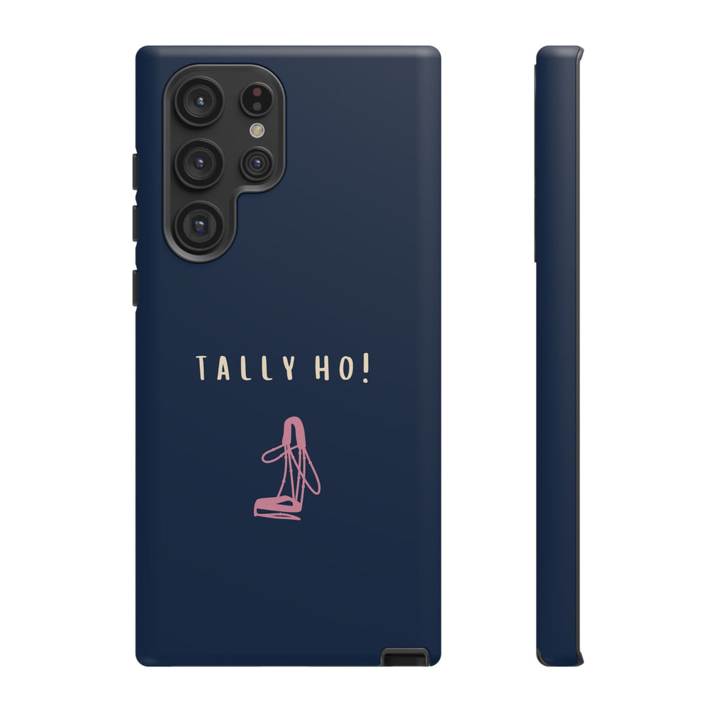 Navy & Pink 'Tally Ho!' (Bridle)