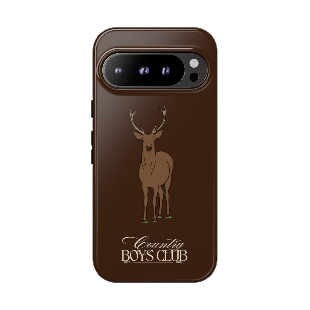 Chestnut Brown 'Country Boys Club Deer' Case  | CBC x Country Cases