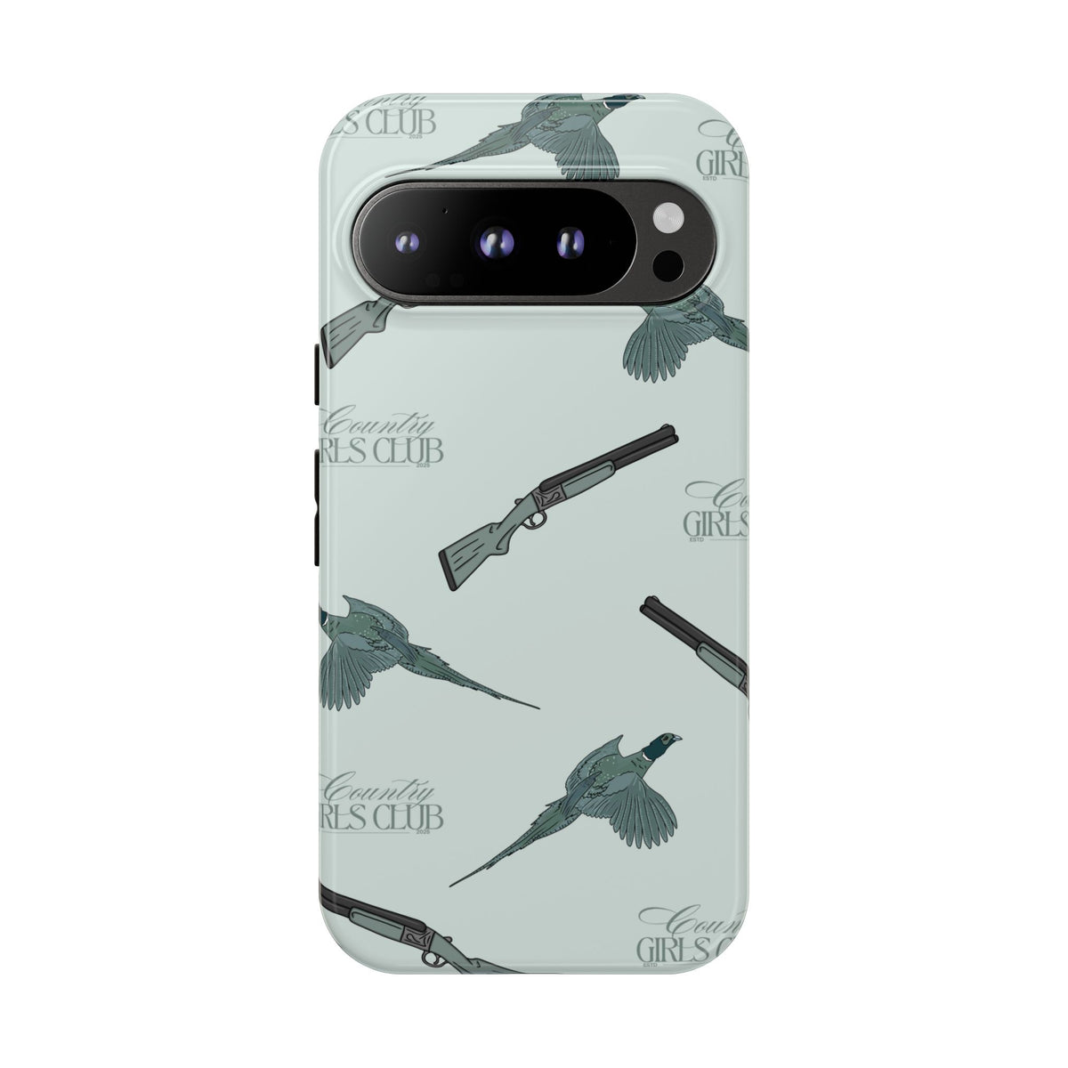 Blue 'Girls Pheasants & Shotguns' Case  | CGC x Country Cases