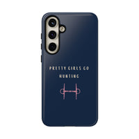 Navy & Pink 'Pretty Girls Go Hunting' (Snaffle)