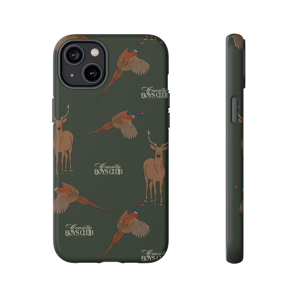 Field Green 'Boys Stags & Pheasants' Case  | CBC x Country Cases
