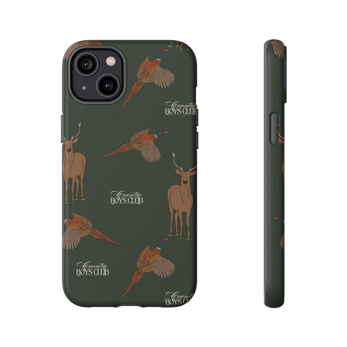 Field Green 'Boys Stags & Pheasants' Case  | CBC x Country Cases
