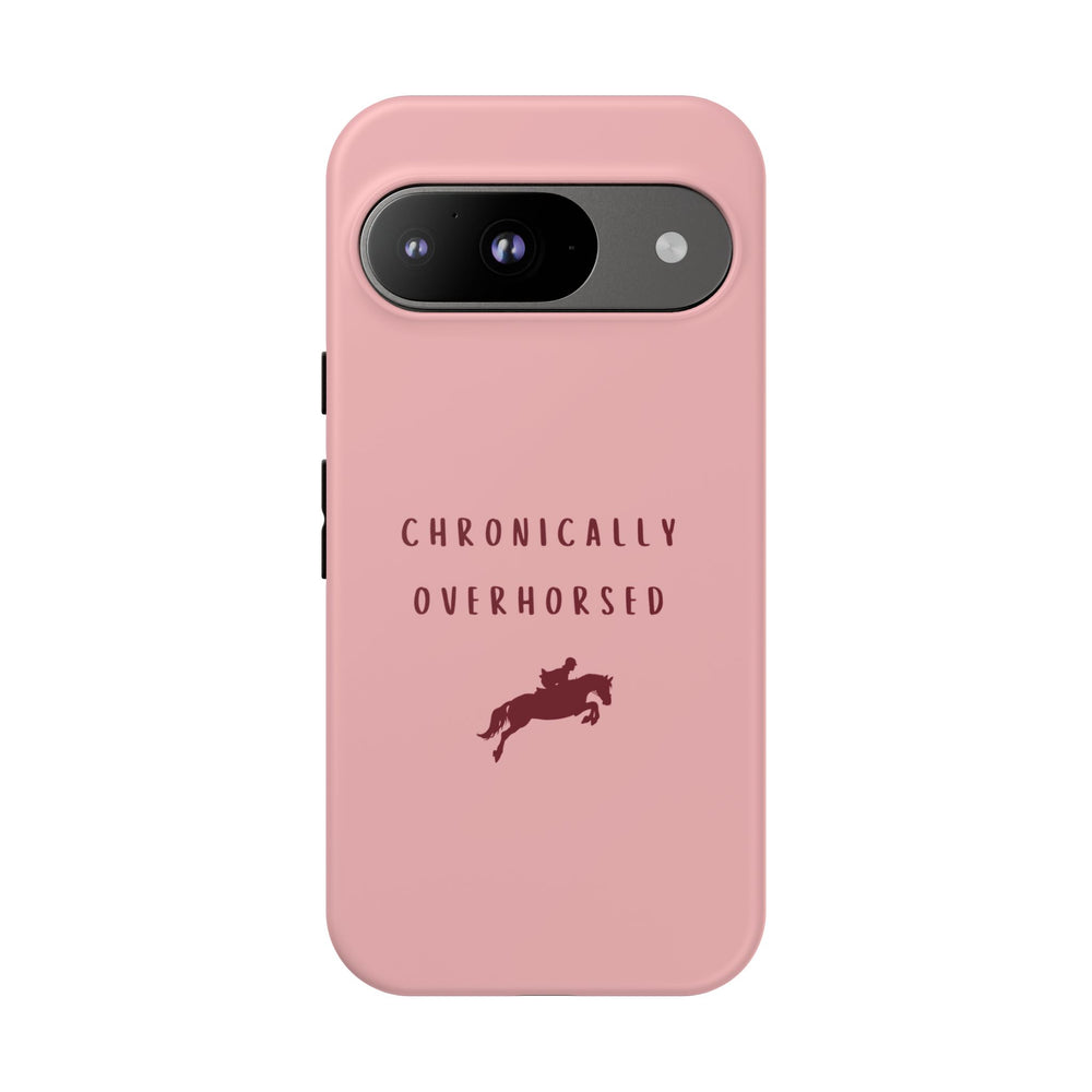 Pink & Burgundy "Chronically Overhorsed" Case