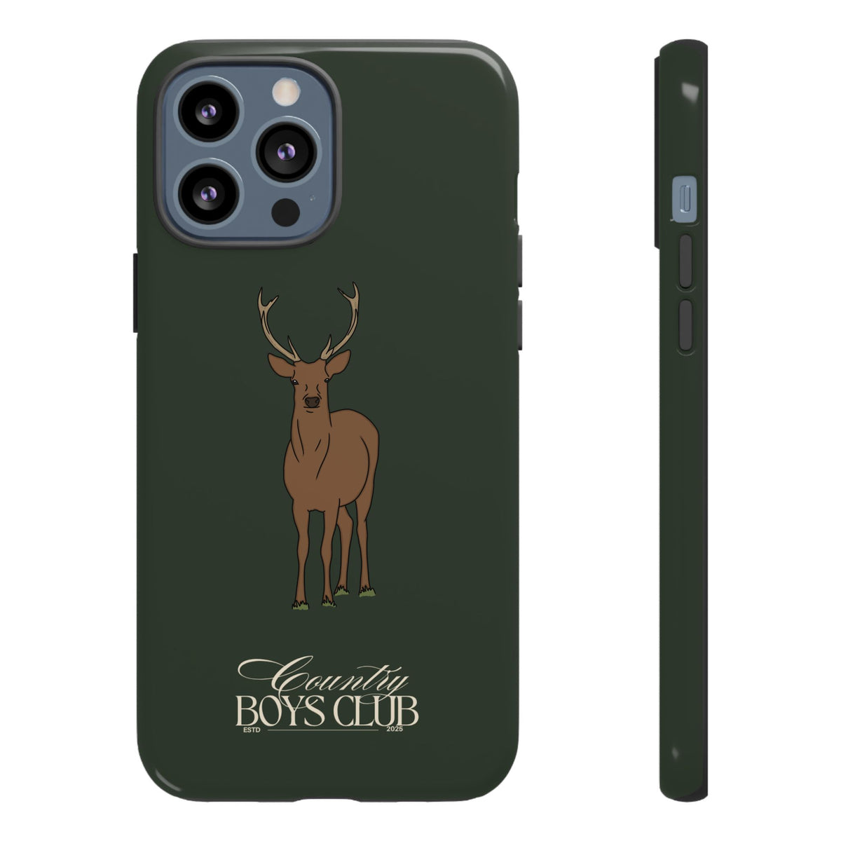 Field Green 'Country Boys Club Stag' Case  | CGC x Country Cases
