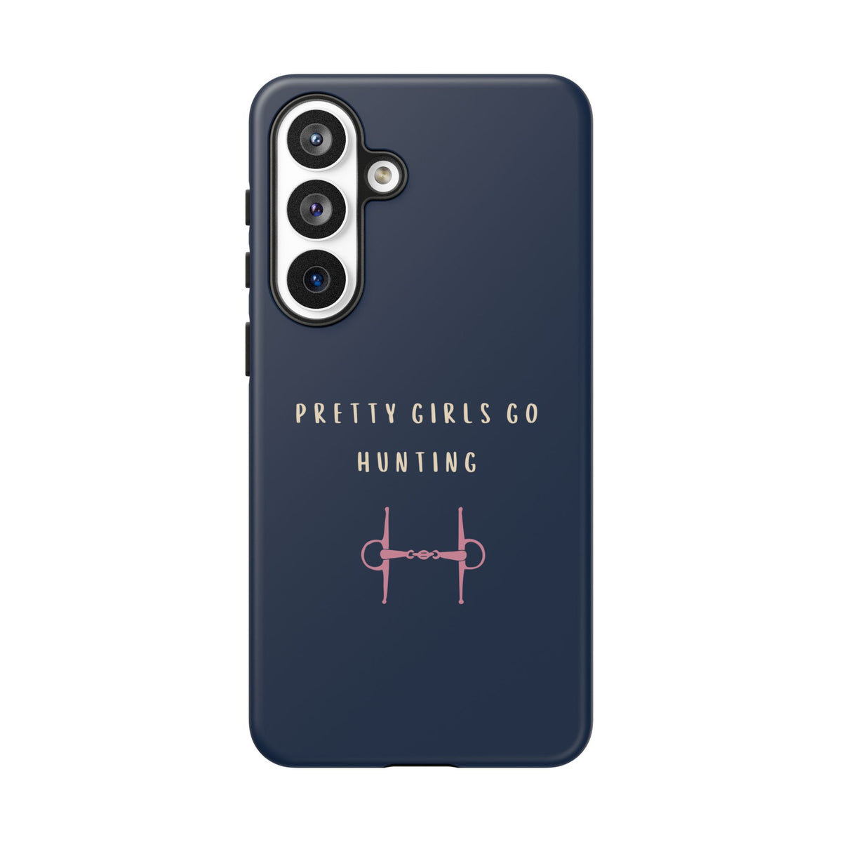 Navy & Pink 'Pretty Girls Go Hunting' (Snaffle)