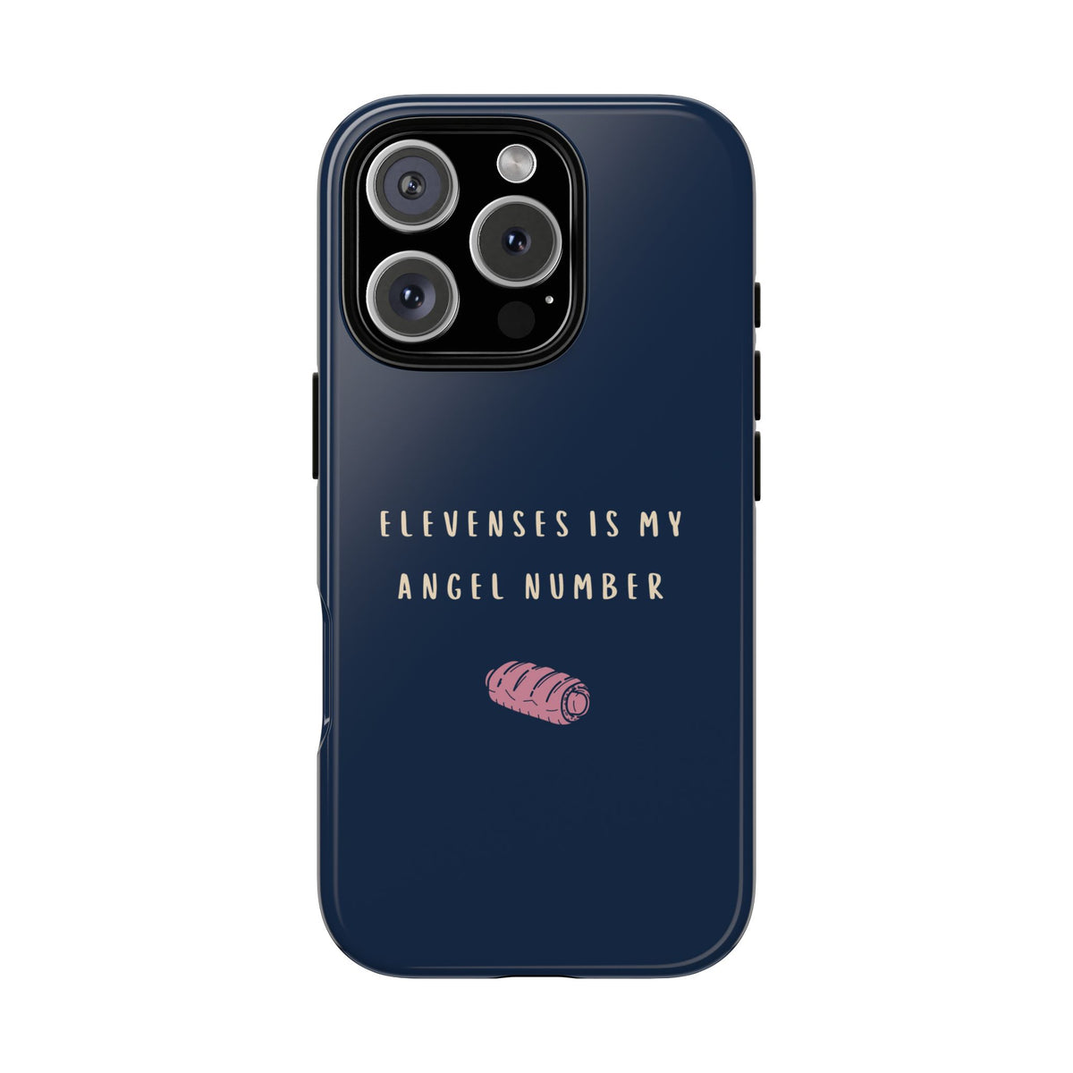 Navy & Pink 'Elevenses Is My Angel Number' Case