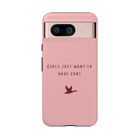 Pink & Burgundy 'Girls Just Want To Have Guns' Case (Mallard)