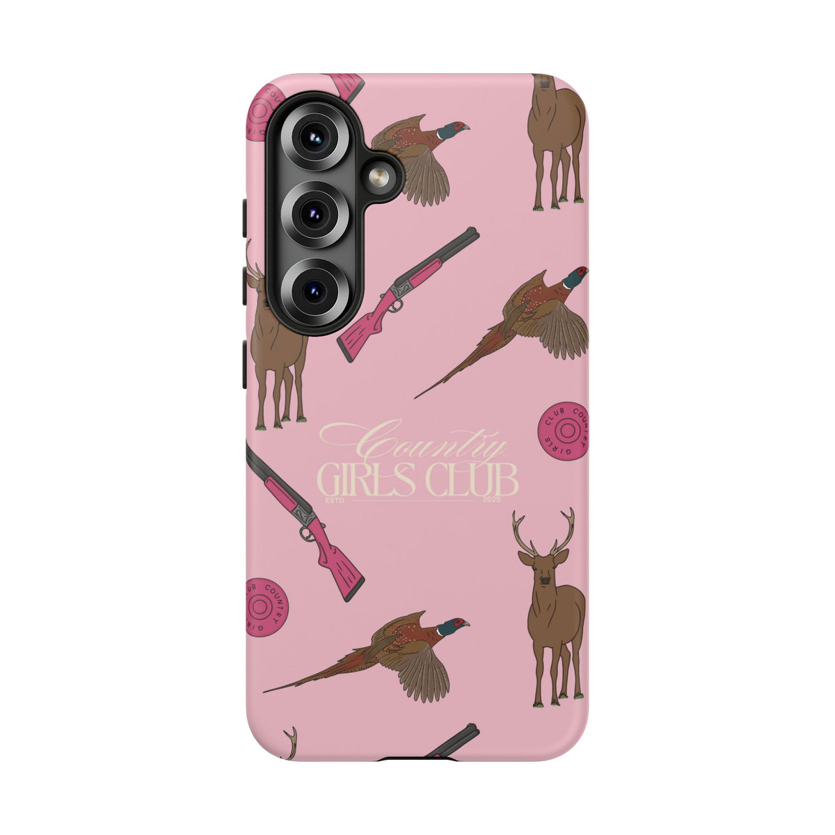 Pale Pink Girls Love Guns Case  | CGC x Country Cases