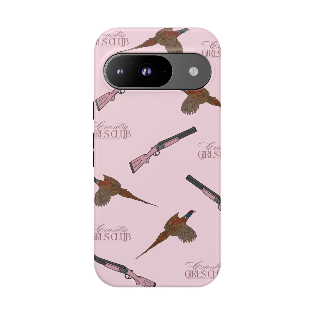 Pink 'Girls Pheasants & Shotguns' Case  | CGC x Country Cases