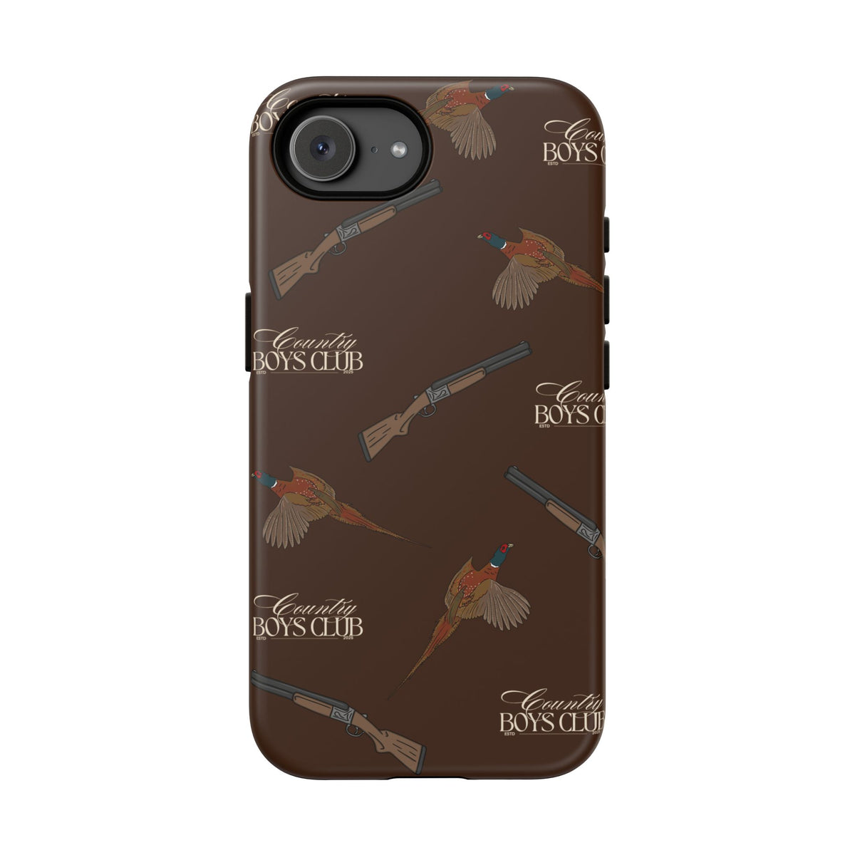 Chestnut Brown 'Boys Pheasants & Shotguns' Case  | CBC x Country Cases