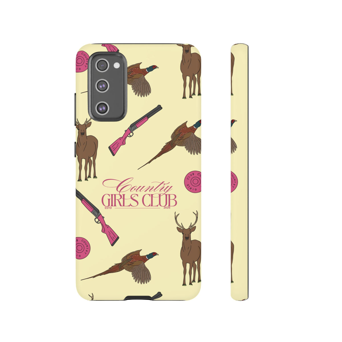Butter Yellow 'Girls Love Guns' Case  | CGC x Country Cases